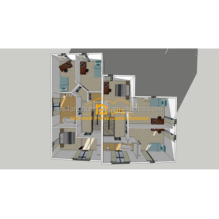 2020 UPS new tech real estate 3d home architect design modern cheap prefab homes for sale