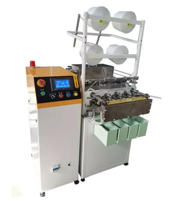 Coreless pre-wound embroidery sewing bobbin thread automatic rewinding machine