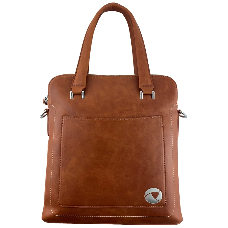 2021 Hot sales fashion business briefcase handbag genuine leather case for laptop