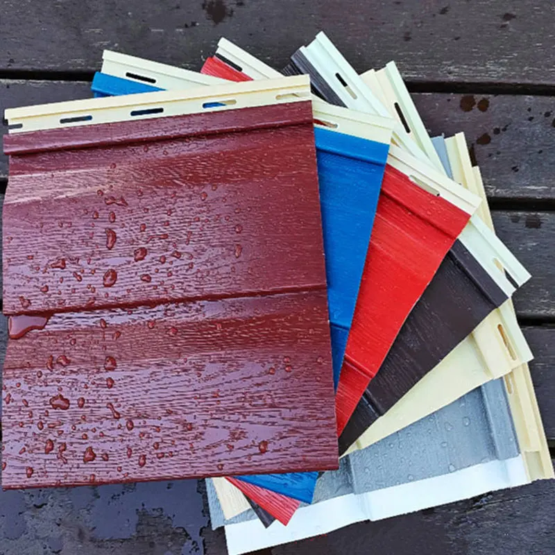 Durable Building Materials PVC Vinyl Shake  Siding For Outdoor House Construction Exterior