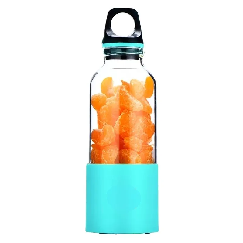 Wholesale electric Personal Mini Fruit Juicer Ice Smoothie 6 Blade Mini Home USB Rechargeable Portable Blender