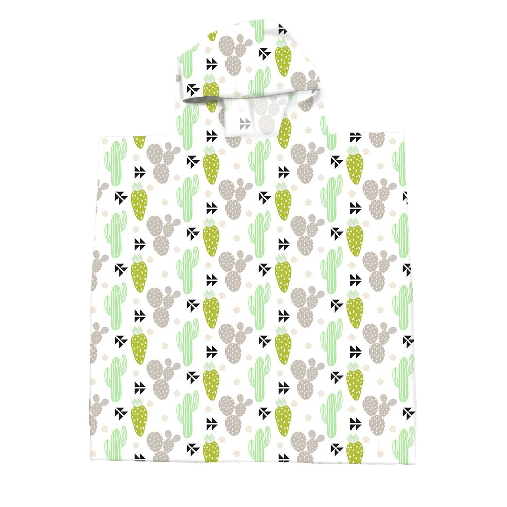 
Wholesale 100% Polyester Custom Print Highly Absorbent Hooded Baby Towel 