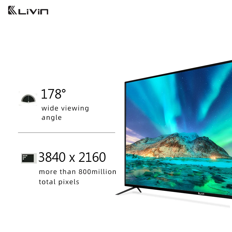 Фабрика напрямую поставляет Популярные QLED 50-дюймовые ТВ led-телевизоры