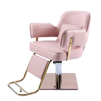 Wholesale Salon Hair Chair Classic  Leather Fashionable Customized Style Beauty Modern barber chairs HE-580