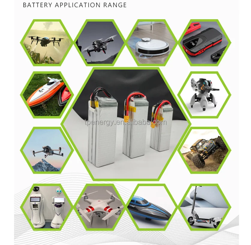 3S 4S 6S 22.2V 2200mah 11.1V 150C XT60 RC Drone LiPo Battery High Discharge C Pouch for Sweeping Robot