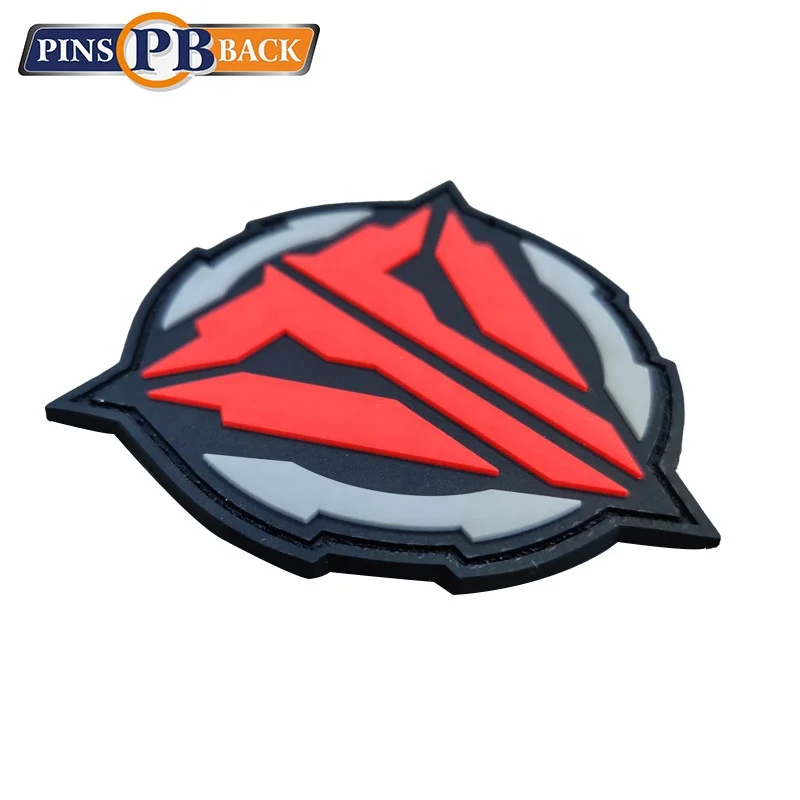 Rubber Garment bags custom logo soft pvc patches no minimum 3D pvc leather patch