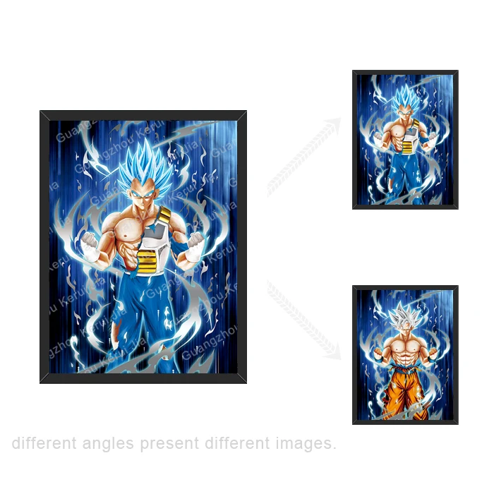 Best seller Dragon Ball 3d lenticulars  anime Picture for Promotion Gift
