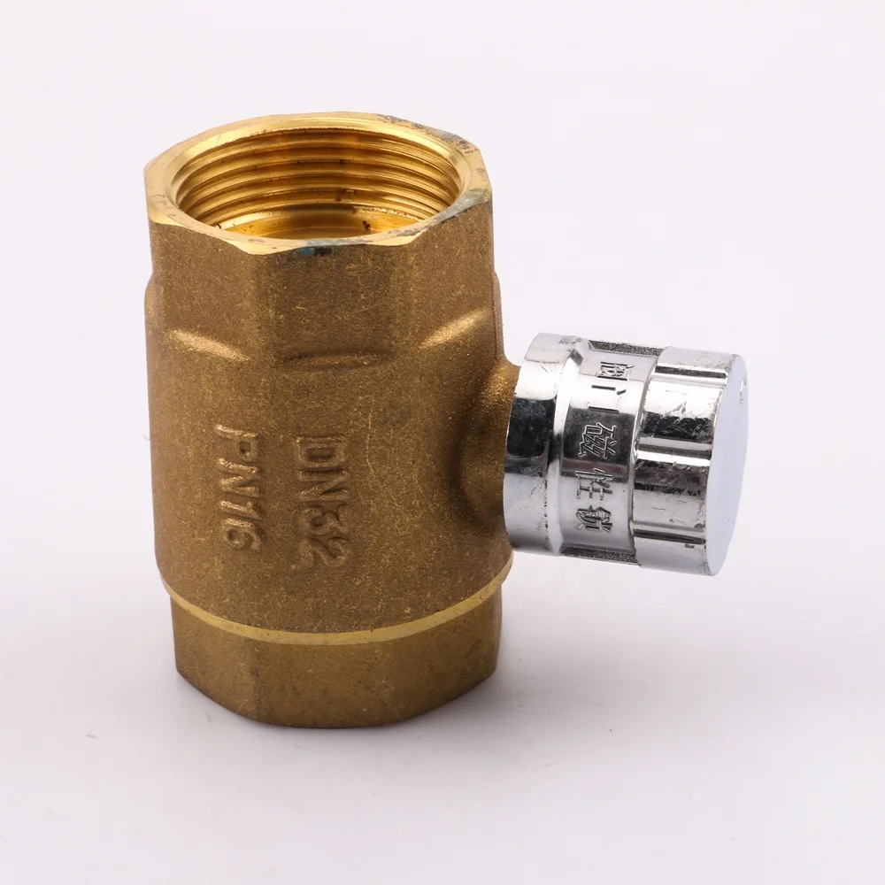C Type Letter Key Brass Magnetic Valve WRAS Certificate Female Waterproof