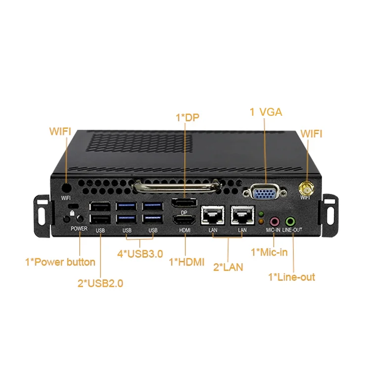 Factory Hot Sale High Quality Customized Latest H81 OPS Computer Support Lga1150 Core I3/I5/I7 Haswell Platform 4K OPS