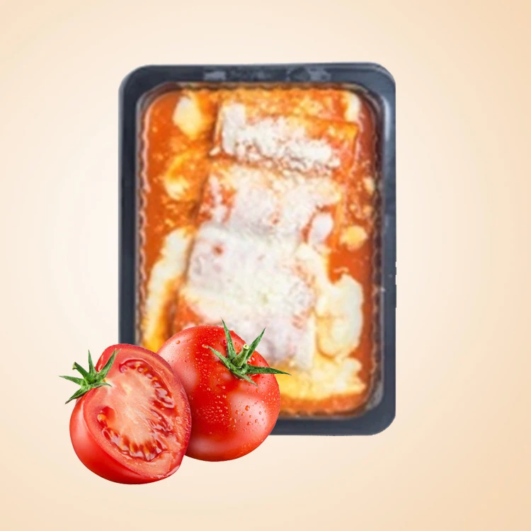 Popular Delicious Cannelloni With Ricotta Tomatoe Sauce Bechamel Halal Instant Food Fast Food