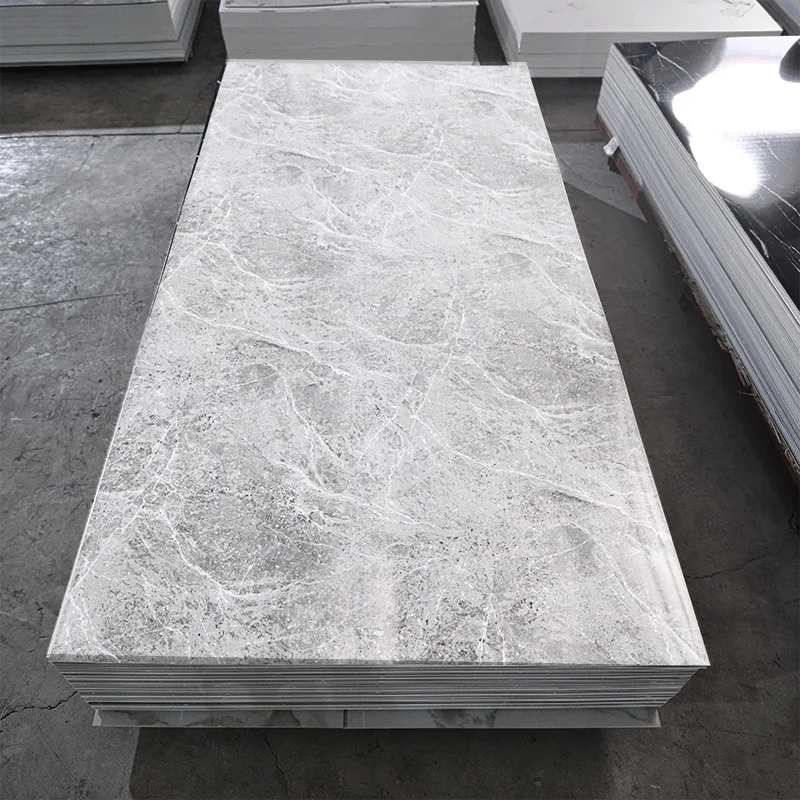 High glossy pvc marble sheet for interior wall decoration good quality uv marble rock color
