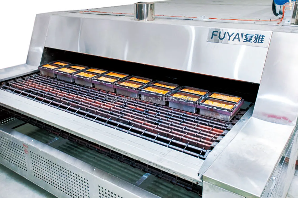 Automation Bakery Equipment Tunnel oven / Toast Bread Automatic Production Line