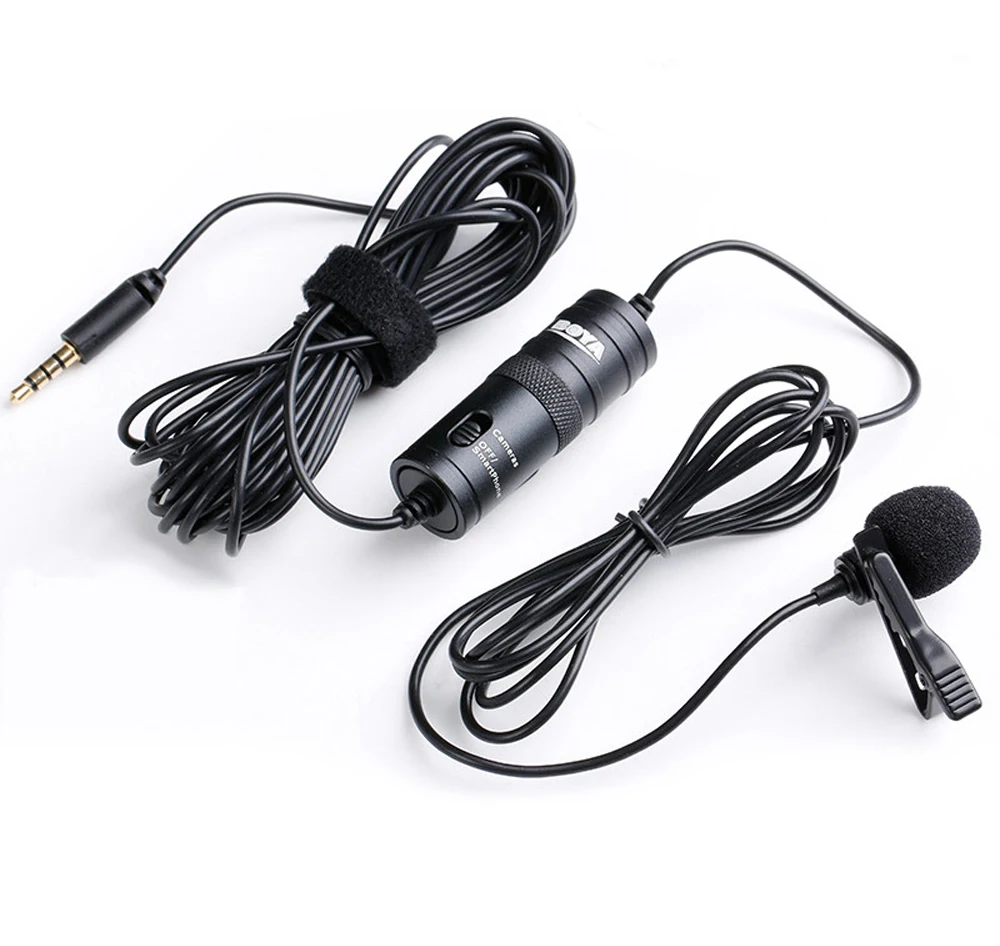 Studio Microphone Noise Cancelling M1 Microphone Teaching Condenser Lavalier Microphone