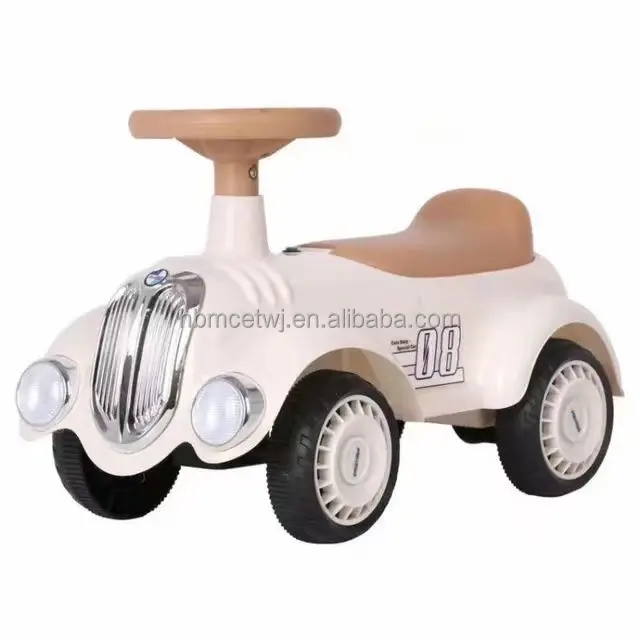 New Model Music Light Early Education Toy Hobbies Baby Sliding Vehicle 4 Wheel Kids Ride On Car For Toddler Balance Training