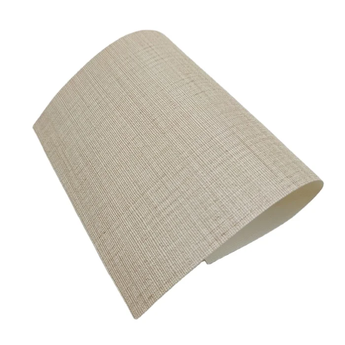 Wall fabric covering khaki color PVC engineering wall covering European background Wallpaper