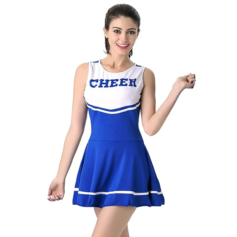 Professional sport girls cheer dance cheerleader costume, sublimated cheerleading uniforms
