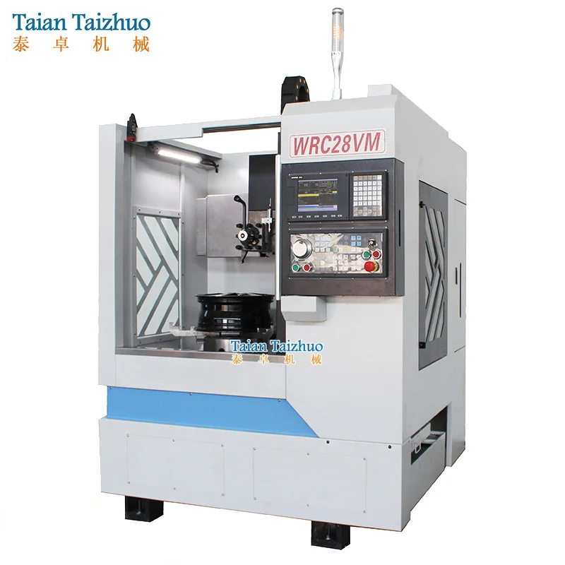 Exporting To UK Diamond Cut Alloy Wheel Repair Lathe CNC Machine WRC28VM