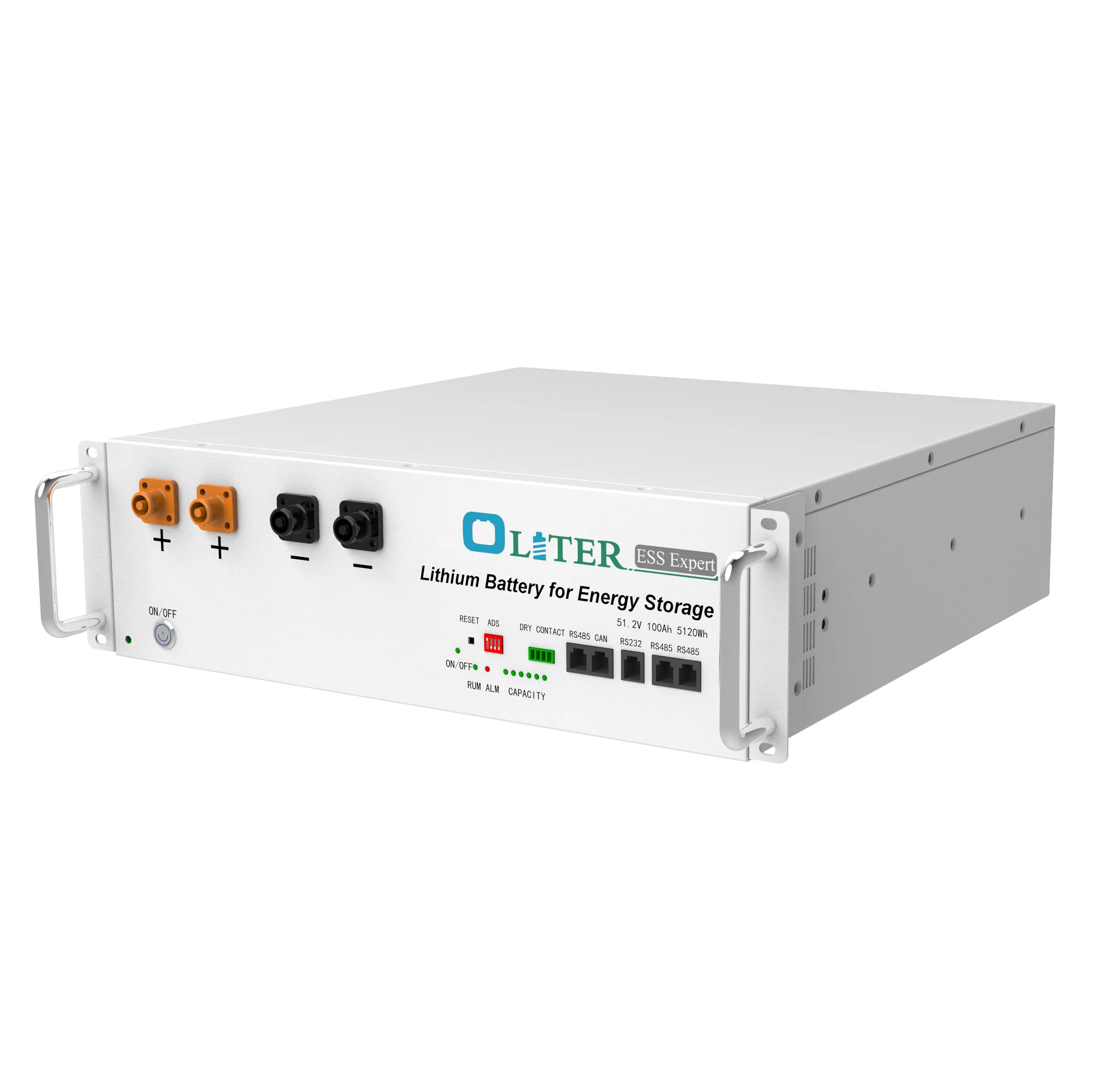 OLITER 48V 51.2V 100Ah-300Ah Deep Cycle Lithium Ion Battery Solar System Boats Lifepo4 LFP Anode Material 100% Lihtium Battery