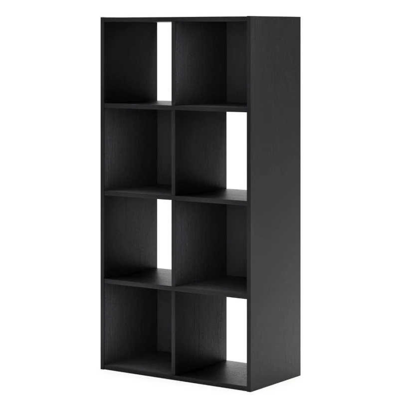 luxury 4-tier wooden black big display room divider bookshelf furniture bookcase