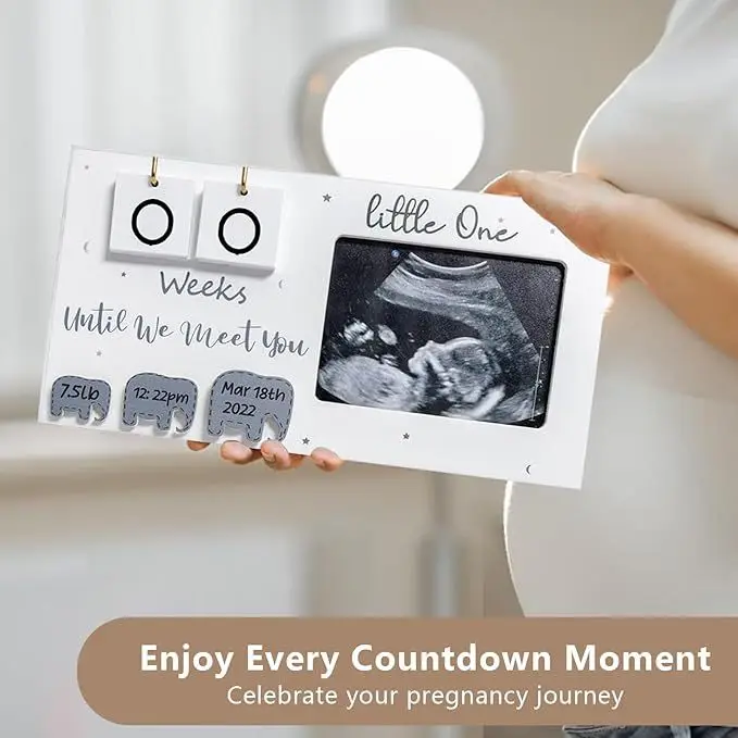 Newborn birth milestone photo commemorative wooden photo frame bedroom decoration photo frame