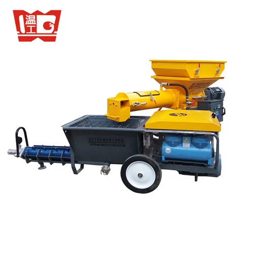 30m height wall plaster cement spraying machine price for fireproof  insulation ceiling