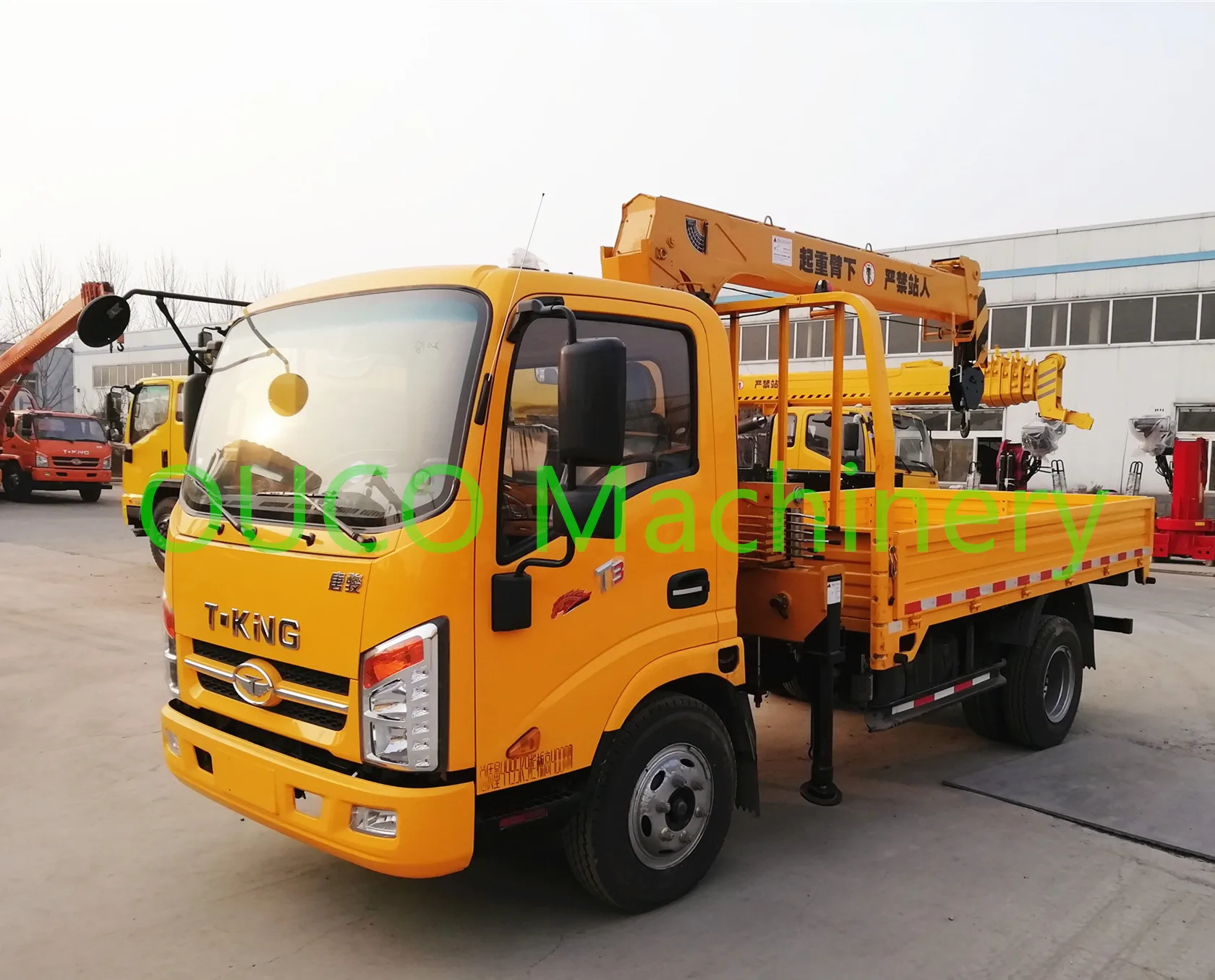 
4 ton truck mounted crane hydraulic crane slewing jib crane 