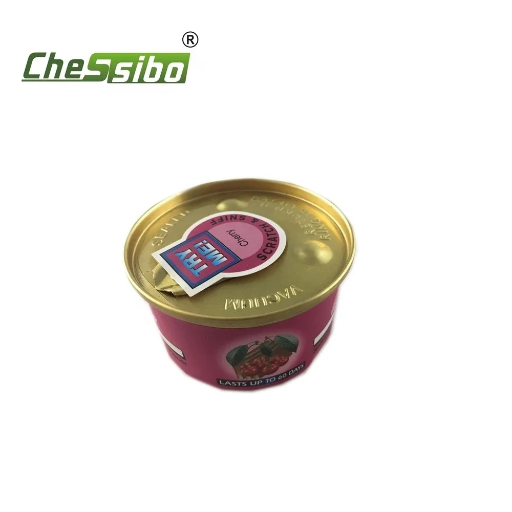 Long Lasting Can Air Freshener Custom Smell Organic Wood Fiber Car Scent Freshener