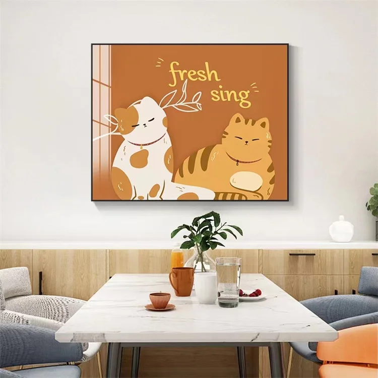 40*50 cm Electric Meter Box Decor Landscape Wall Art Decoration with PS Material Frame