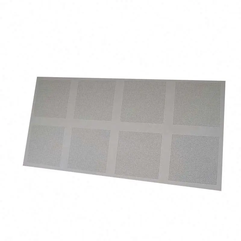 Seamless design gypsum board and acoustic panels for ceiling wall perforated plasterboard 1200x2400mm