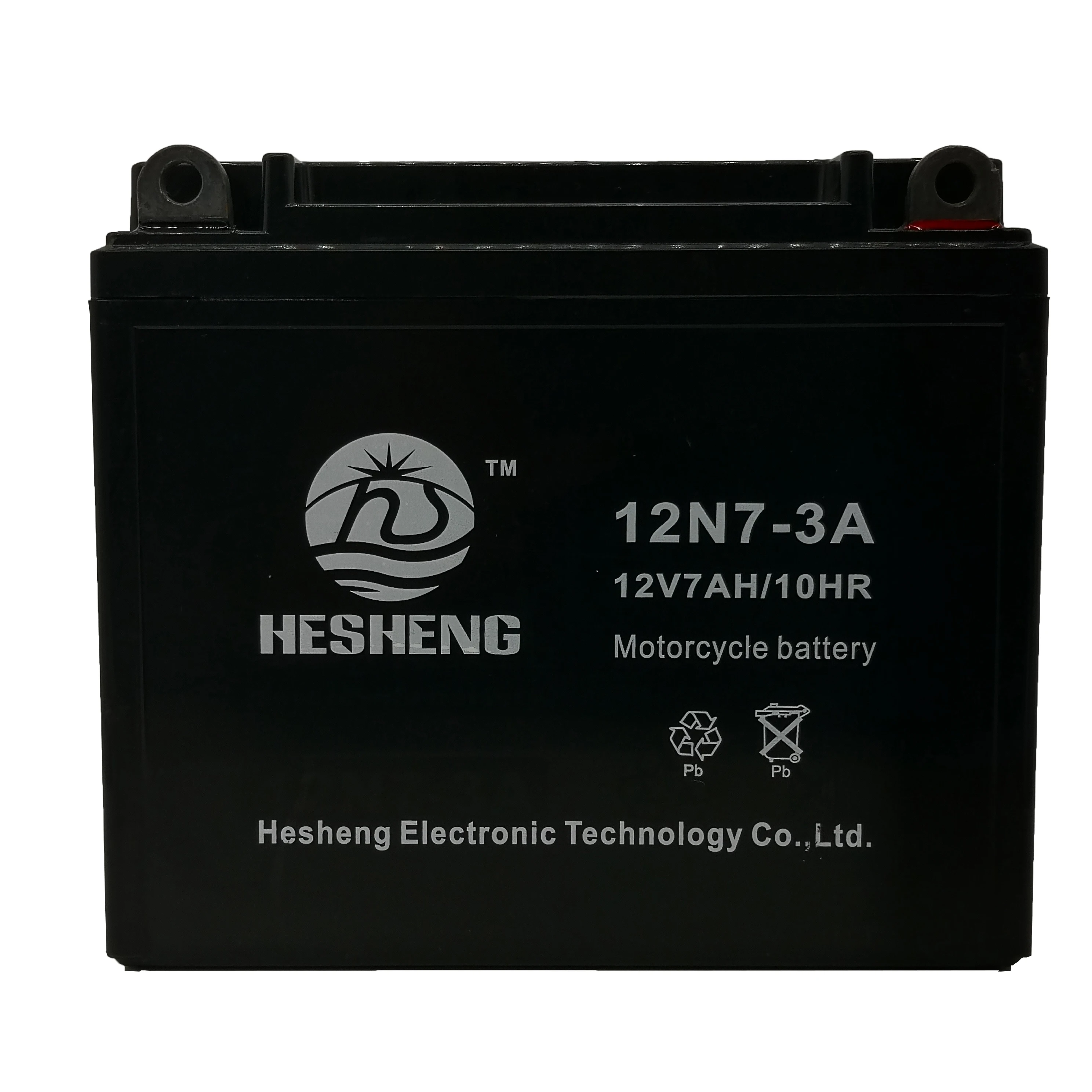 12V7ah Motorcycle Battery 12N7-3A Maintenance-free lead-acid battery