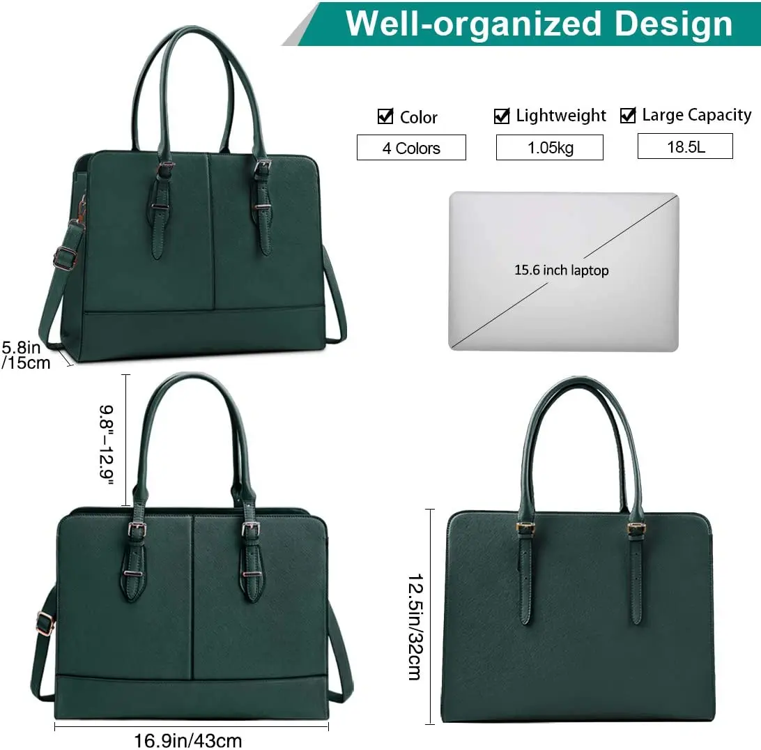 PU leather 15.6 inches laptop bag premium laptop bags for women