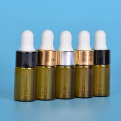 Manufacturer Huagui In Stocks Amber Glass Dropper Bottle Empty Glass Vials For Essential Oil