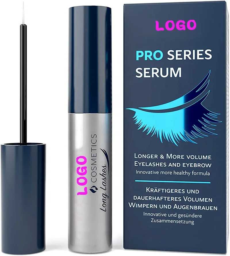 
Hot Selling Pro Series Eyelash Serum Organic 100% Herb Nourishing Eyebrow Enhancer OEM Eyelash Growth Boost Serum Drop Shipping 