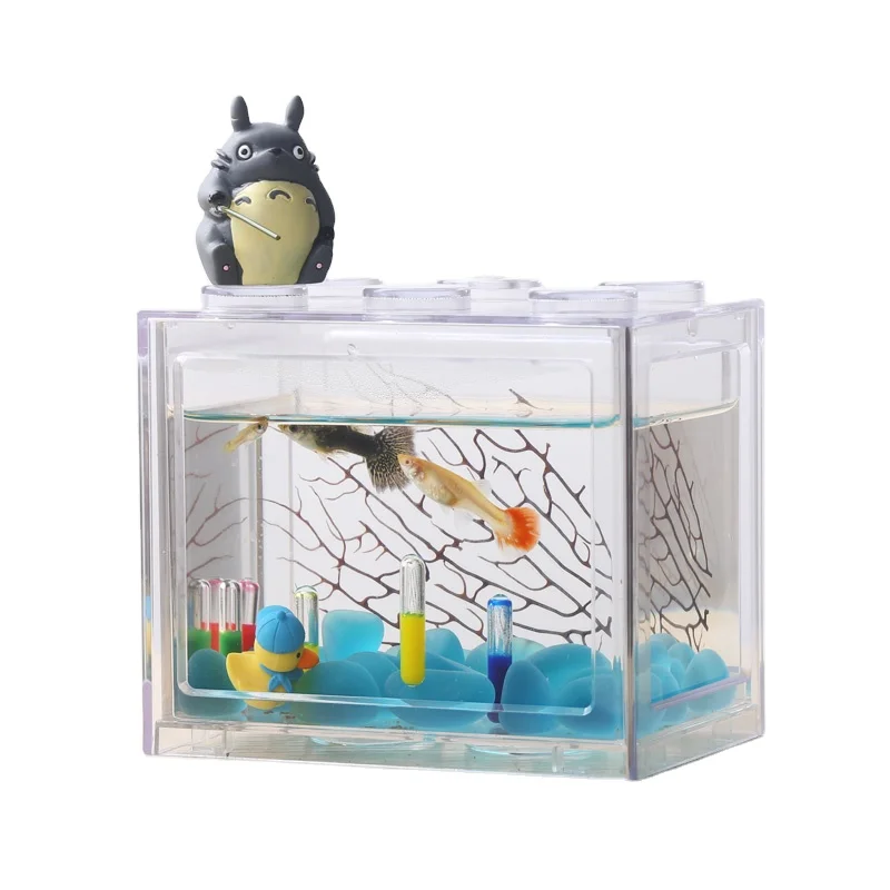 Commercial unique home custom aquarium fish tank coffee table plastic acrylic fish tank