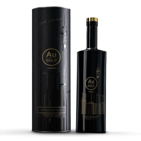 Custom Logo Wine Gift Box Metal Cover Cardboard Tube Container Round Food Kraft Paper Cylinder Box Packaging