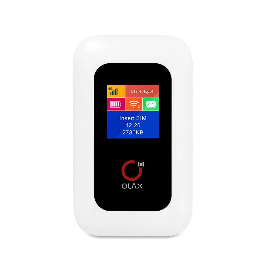 OLAX MF980L 4G 150 Мбит/с WIFI маршрутизатор точка доступа Mifis с ЖК-поддержкой B1 B3 B5 B8 B38 B40 B41 аналогично ZTE MF923