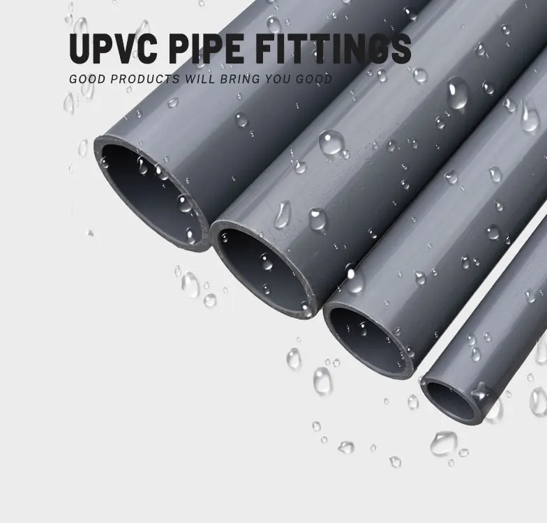 Factory direct sales schedule 20 40 80 pvc pipe high quality pvc upvc cpvc pph pvdf pe pipe