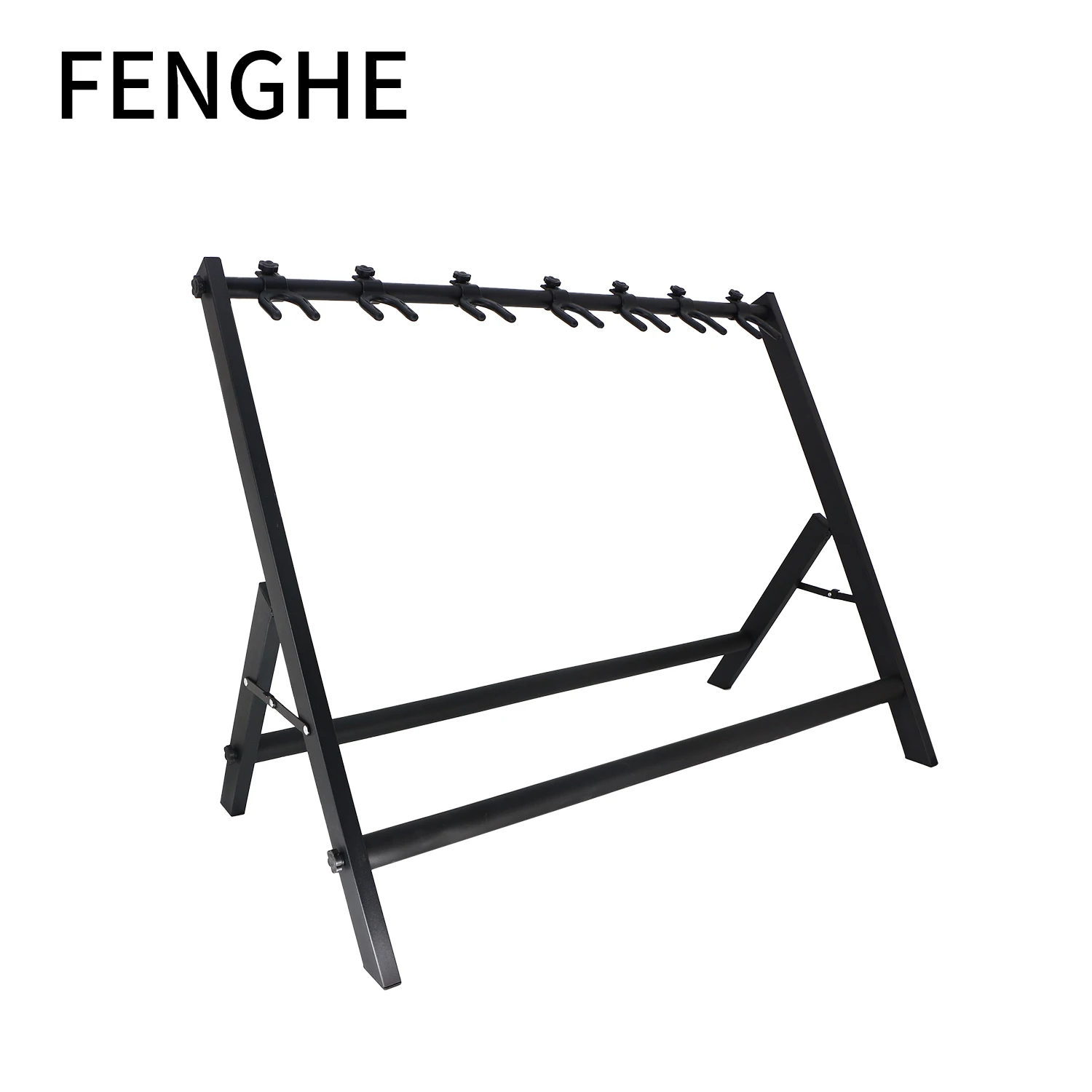 Stringed Instruments Parts & Accessories Guitar Stand 7 Holder Foldable Universal Display Rack With Guitar Picks Holder