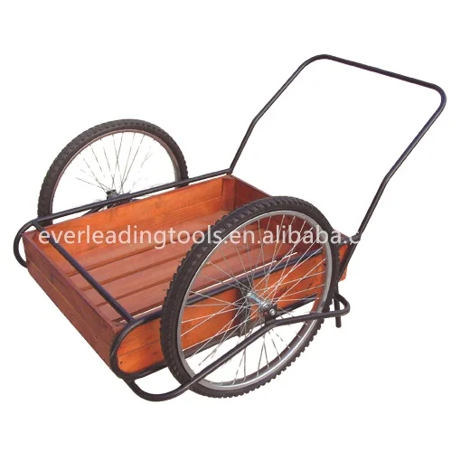 Garden Cart with Wood Pan