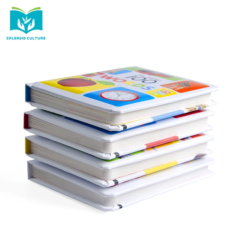 Splendid culture books in english custom planner printing uv color cheap board book printing