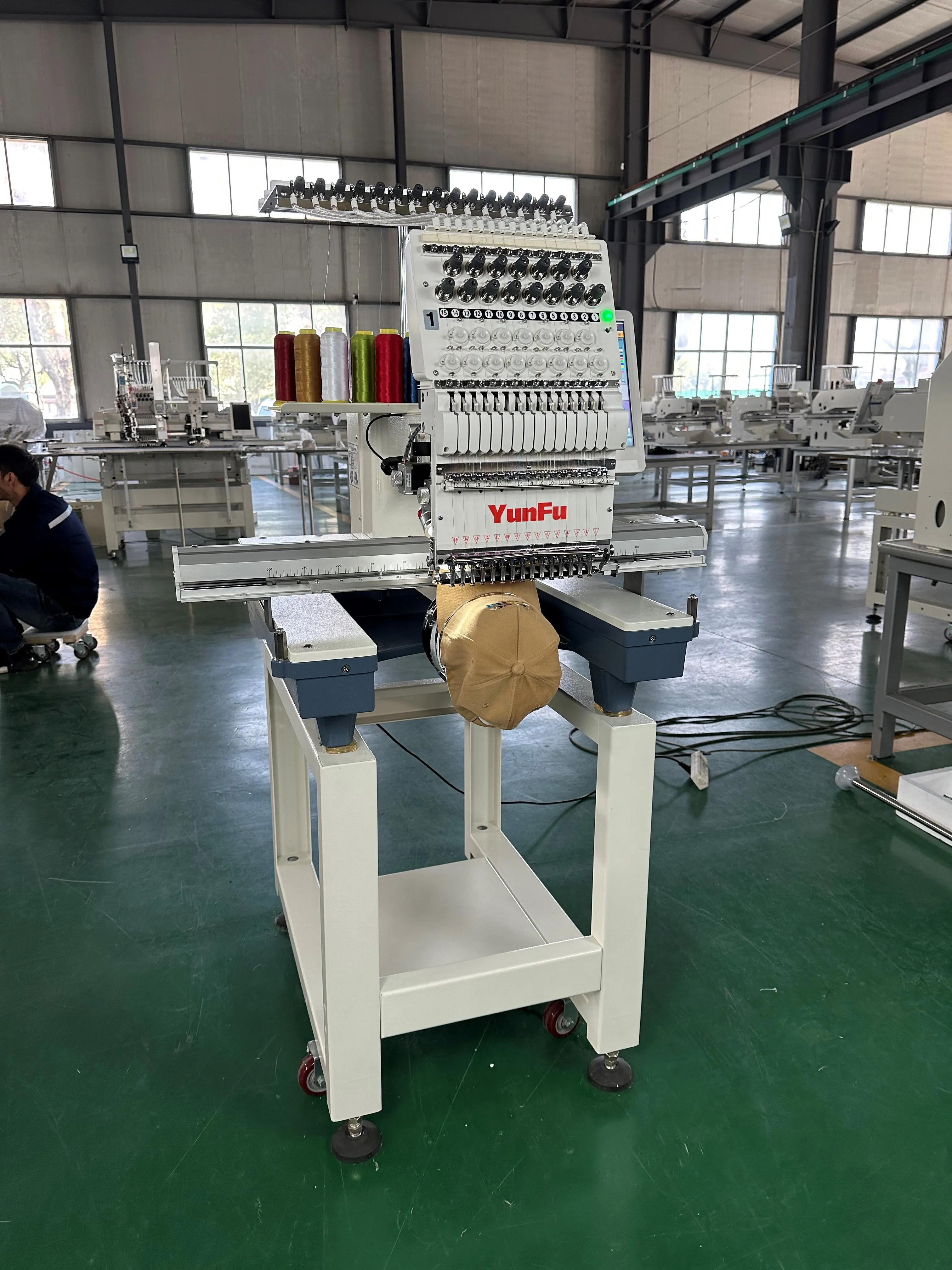 Низкая цена! Одиночная китайская фабрика YunFu швейная вышивальная машина цена сделано в Китае