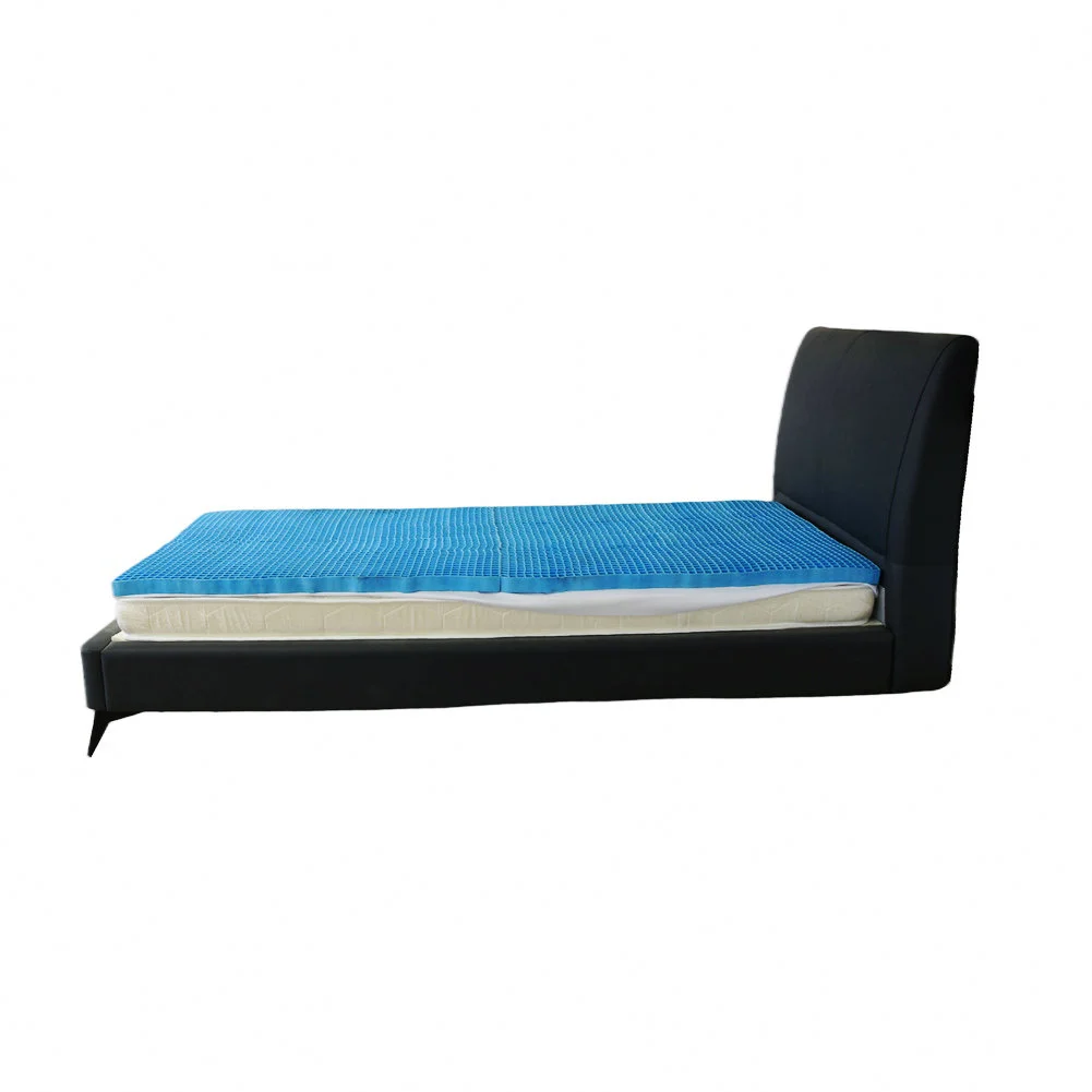 New Fashion Comfortable No Pressure Grid Shape Gel Tpe Topper Full Size High Quality Mattress