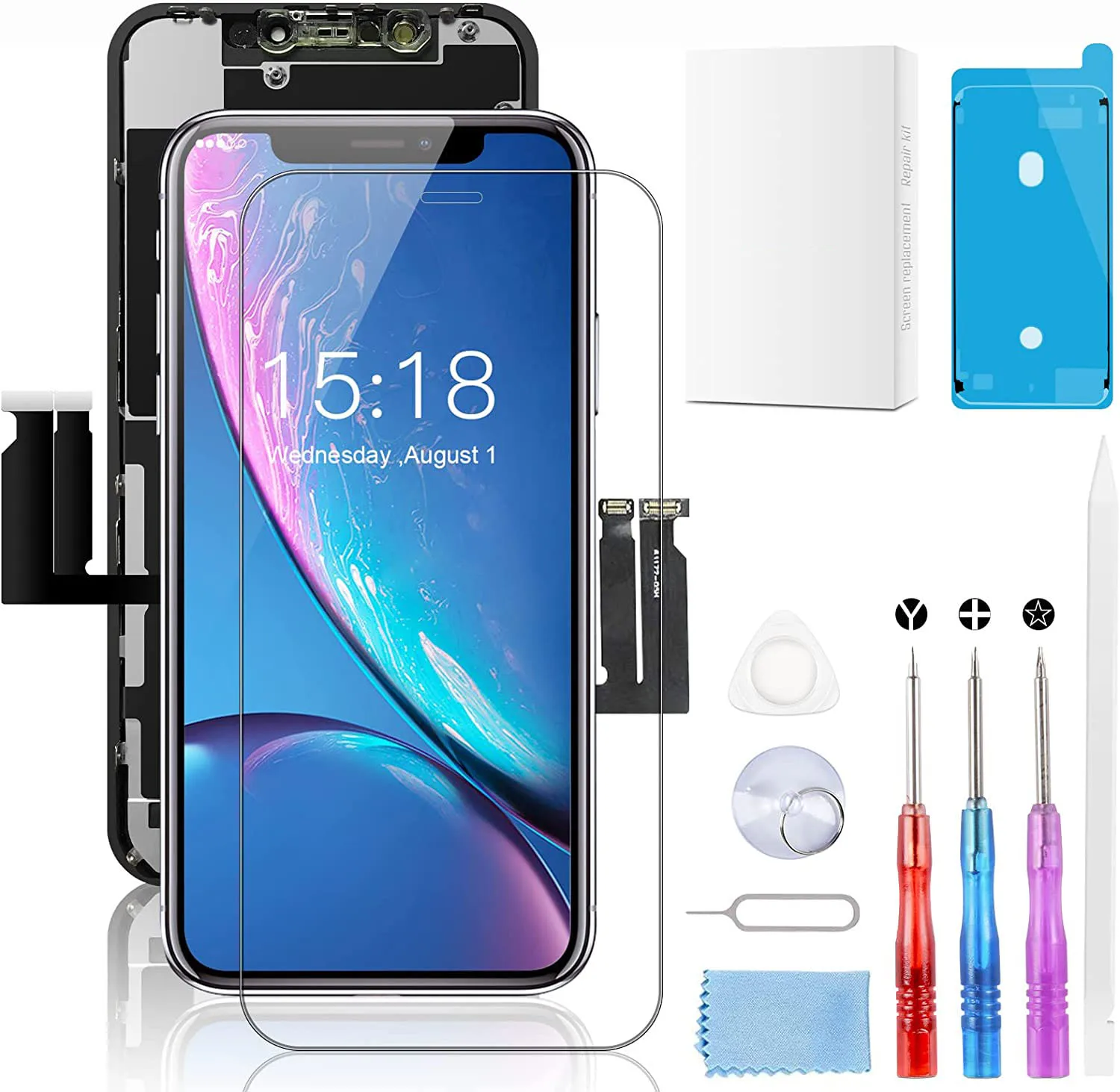 Shenzhen Lcd Manufacturer Hot Phone Spare Parts Cell Touch Screen Replacement for iphone XR X