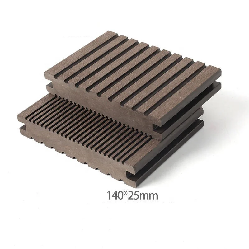 hot sale terrace outdoor floor wood texture waterproof plastic exterior composite wpc decking