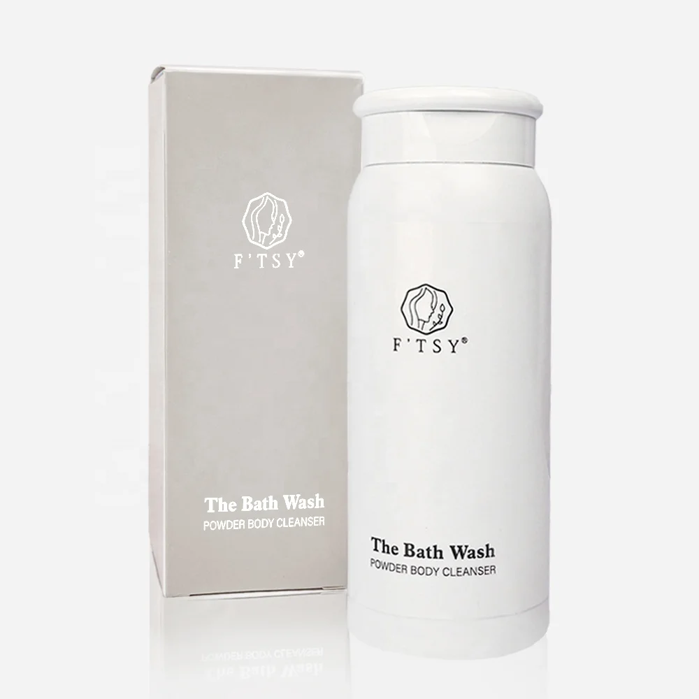 OEM Gentle Powder Body Cleanser Moisturizing Softer Body Wash Whitening Bath Care Powder