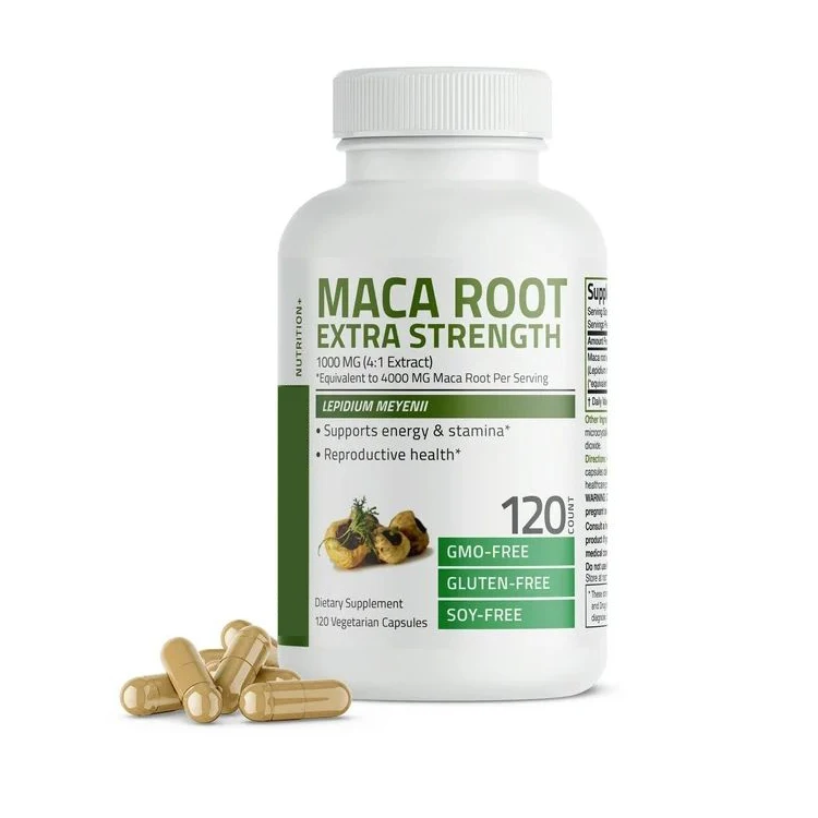 OEM supplements black maca root extract capsules Non-GMO 60 90 120 Vegetarian Maca Root Capsules