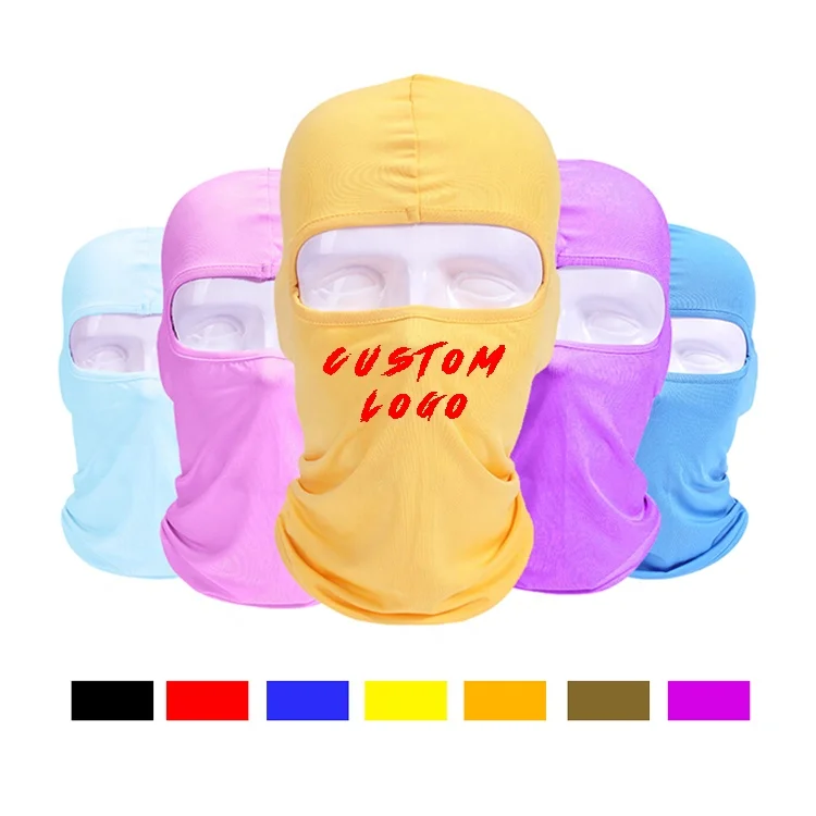 Small  MOQ CS game mask custom logo face mask face Cover Ski Mask 1 hole balaclava cap hat