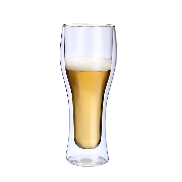 
high quality double THICK walled hand blown beer glasses 