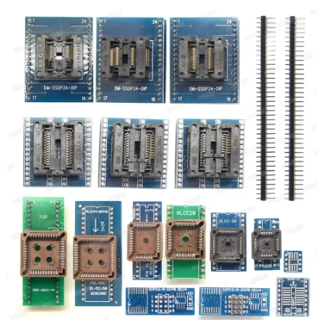 Original New XELTEK SUPERPRO 6100 6100N Programmer +45 adapters IC Chip Device Programmer latest version with EDID Cable