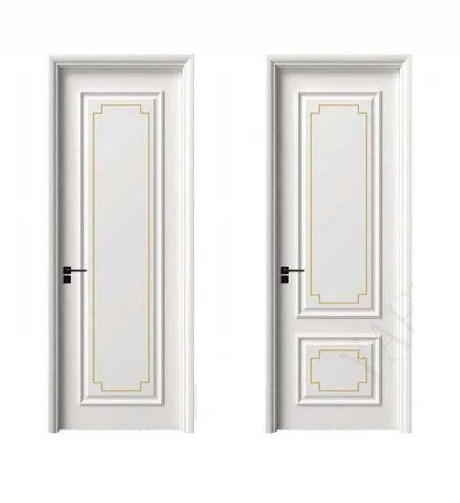 OEM/ODM painted wood door customized painting door good quality white wood door